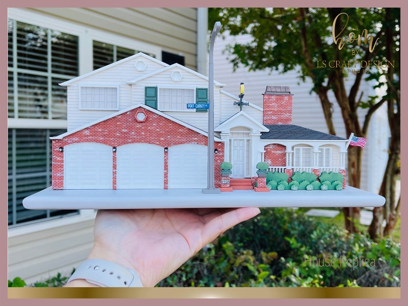 Custom wooden house replica example 2