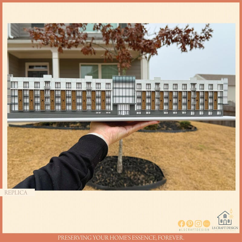 Custom wooden house replica example 4
