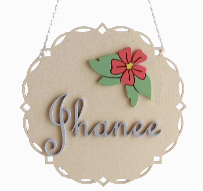 Wooden sign